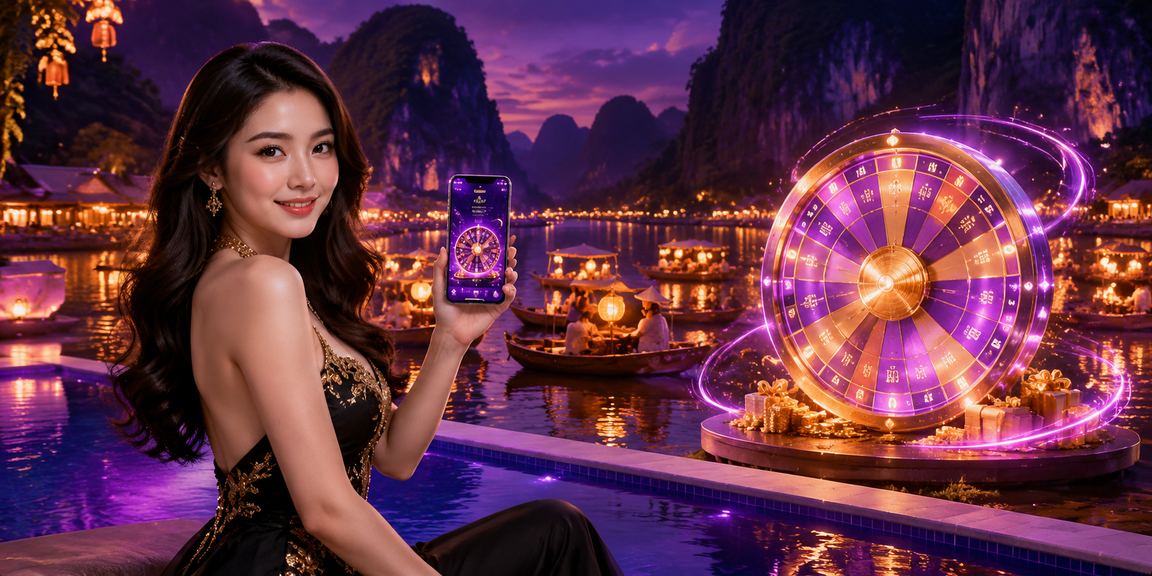 Người chơi trải nghiệm roulette neon tại Ninh Bình qua điện thoại