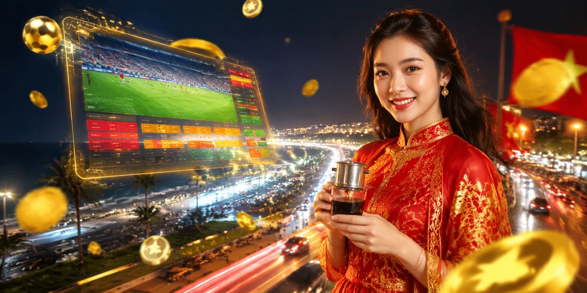 Người chơi theo dõi cá cược casino trong quán cà phê tại Phan Thiết buổi sáng