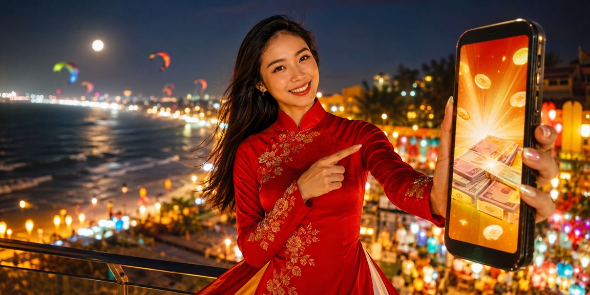 Người chơi thực hiện giao dịch cá cược trực tuyến trên điện thoại tại Việt Nam